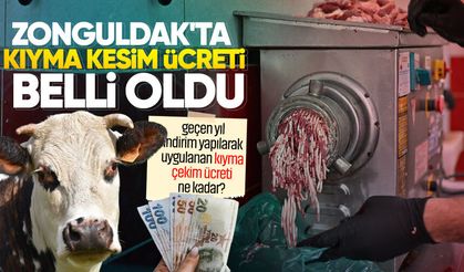 Zonguldak'ta Kurban Bayramı öncesi kıyma çekim ücreti belli oldu!