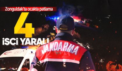 Zonguldak'ta ocakta patlama: 4 işçi yaralandı!