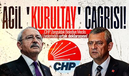 CHP Zonguldak’ta sıcak gelişme: Belediye meclis üyelerinden "Kurultay" çağrısı!