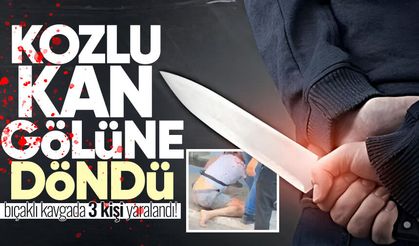 Kozlu'da bıçaklı kavga: 3 kişi yaralandı!