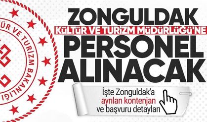 Kültür ve Turizm Müdürlüğü, Zonguldak'a personel alınacak