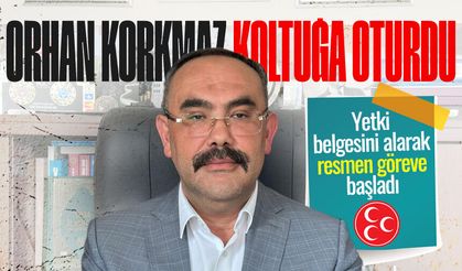 Orhan Korkmaz, MHP Zonguldak İl Başkanlığı koltuğuna oturdu