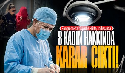 Zonguldak'ta rüşvetle kürtaj iddiasında 8 kadın hakkında karar çıktı