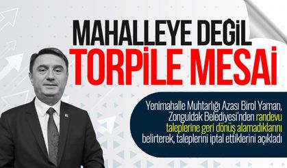 Yenimahalle Muhtarlığı'ndan Zonguldak Belediyesi'ne tepki
