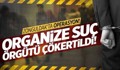 Zonguldak'ta suç örgütlerine operasyon! 313 şüpheli yakalandı