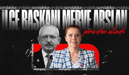 CHP Kozlu İlçe Başkanı Merve Arslan görevden alındı