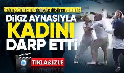 Gazipaşa'da dehş*te düşüren görüntüler! Kadın sürücü dikiz aynasıyla darp edildi
