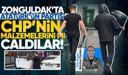 Zonguldak CHP’de neler oluyor! Partinin malzemeleri mi çalınıyor?