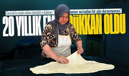 20 Yıllık emek dükkan oldu: Devrekli Aysun ablanın hayali gerçekleşti