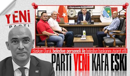 Başkan Dural, belediye personeli ile belediye başkanını ziyaret etti