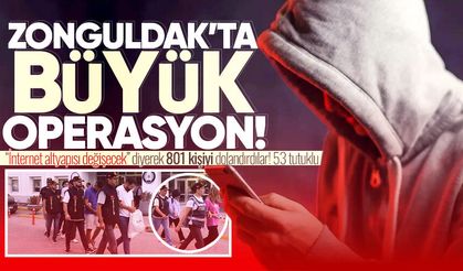 Zonguldak'ta büyük operasyon: “İnternet altyapısı değişecek” diyerek 801 kişiyi dolandırdılar