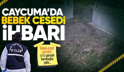Zonguldak’ta ekipleri alarma geçiren ihbar! ‘Bebek cesedi gömüldü’ dendi gerçek bambaşka çıktı...