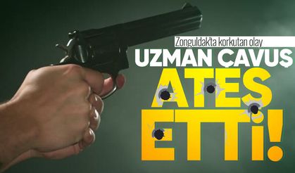 Zonguldak'ta havaya ateş açan uzman çavuş gözaltına alındı