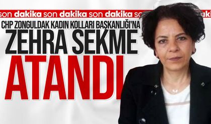 CHP Zonguldak Kadın Kolları Başkanlığı'na Zehra Sekme atandı
