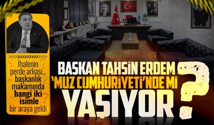 Tahsin Erdem, başkanlık makamında hangi iki isimle bir araya geldi? İhalenin perde arkası...