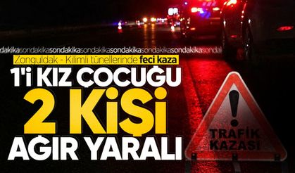 Tünellerde feci kaza: 18 yaşındaki sürücü ve 15 yaşındaki kız ağır yaralandı