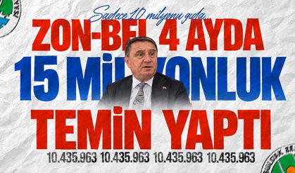 Zon-Bel 4 ayda 15 milyonluk temin yaptı! 10 Milyonu gıda...