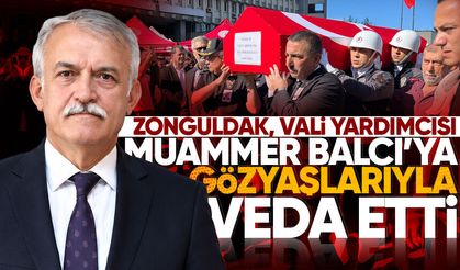Zonguldak Vali Yardımcısı Muammer Balcı için tören düzenlendi