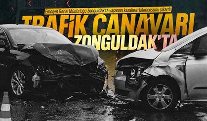 Zonguldak yollarında bilanço ağır: 8 ayda 2 bin 466 kaza