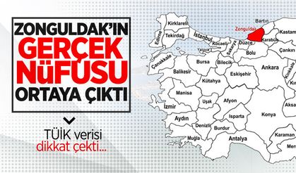 Zonguldak’ın gerçek nüfusu ortaya çıktı! TÜİK verisi dikkat çekti...