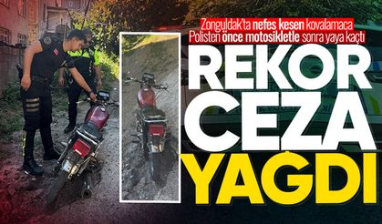Zonguldak'ta nefes kesen kovalamaca: Polisten önce motosikletle sonra yaya kaçtı
