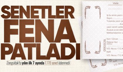 Zonguldak'ta senetler fena patladı: Yılın ilk 7 ayında durum vahim!