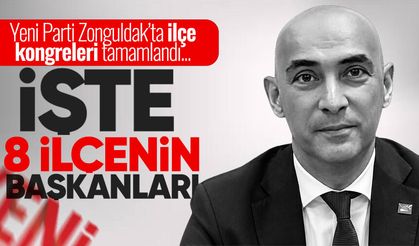 Yeni Parti’de ilçe kongreleri tamamlandı: İşte 8 ilçenin başkanları...