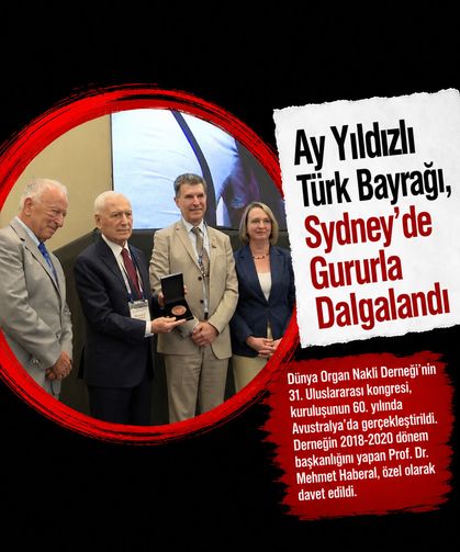 Ay Yıldızlı Türk Bayrağı, Sydney'de gururla dalgalandı