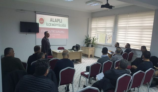 Etkili hutbe sunumu semineri düzenlendi