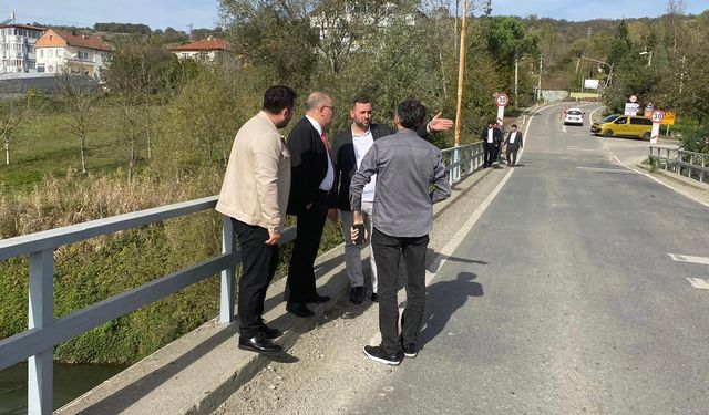 MHP heyeti Gökçebey’de incelemelerde bulundu!