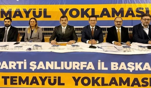 Milletvekili Avcı Temayül Yoklaması için Şanlıurfa'da