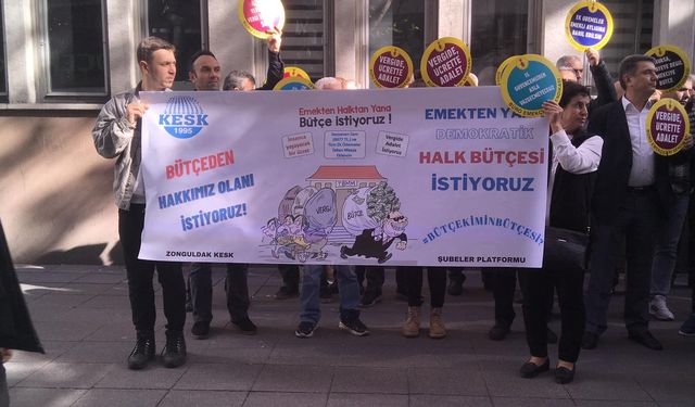 KESK ayaklandı: “Emekten yana demokratik bütçe istiyoruz!”