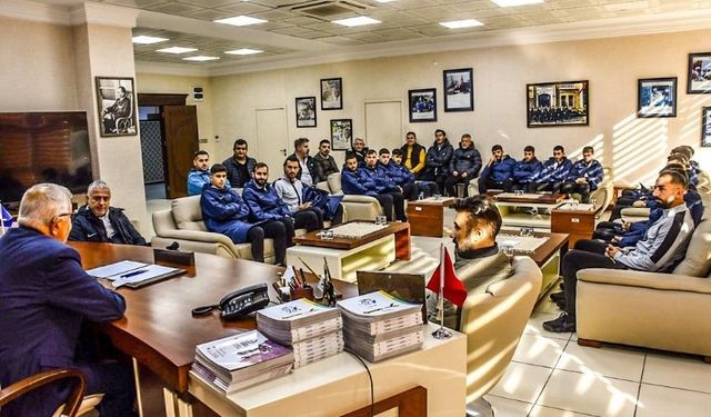 KDZ. Ereğli Belediyespor'dan geçmiş olsun ziyareti