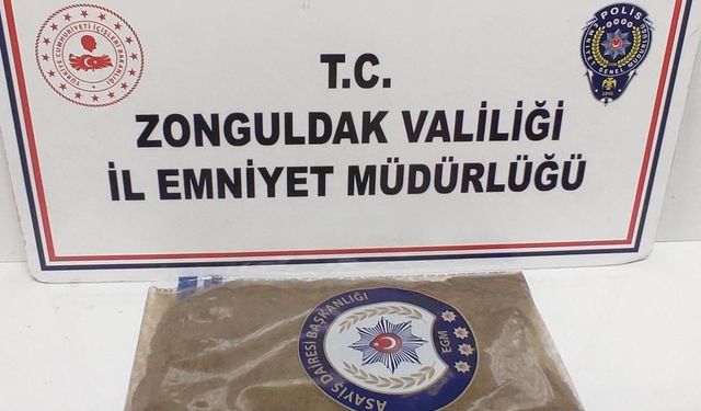 Zonguldak'ta uyuşturucu operasyonunda 2 şüpheli tutuklandı