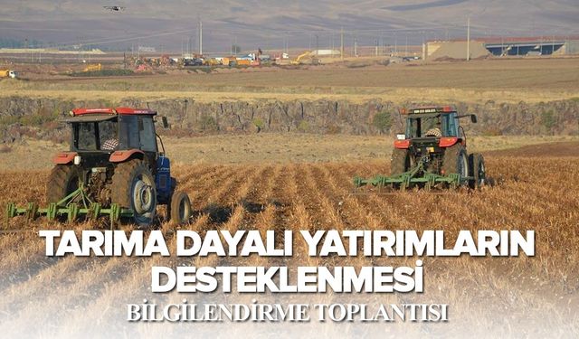 ZTSO’dan tarıma destek toplantısı