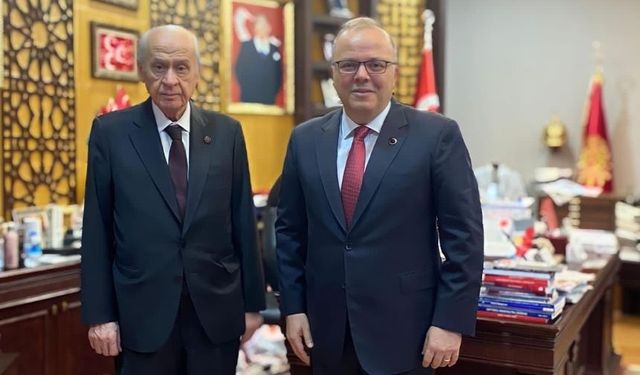 Murat Kotra Devlet Bahçeli'yi ziyaret etti