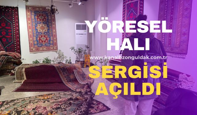 Zonguldak'ta yöresel halı sergisi açıldı
