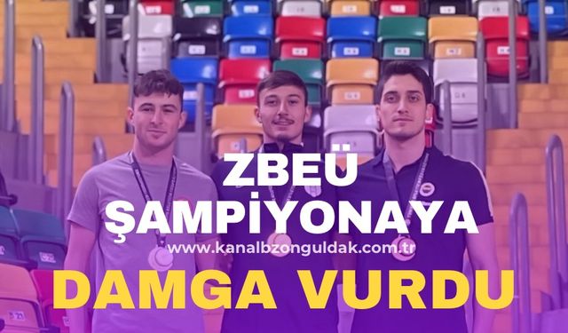ZBEÜ Türkiye Büyükler Salon Atletizm Şampiyonası’na Damga Vurdu