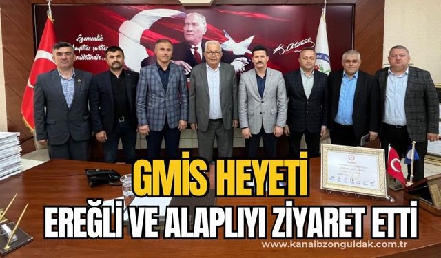 Mutlu ve şube yöneticilerinden Ereğli ve Alaplı belediye başkanlarına ziyaret