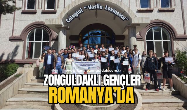 Zonguldaklı gençler Romanya’da masa oyunlarında!