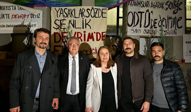 CHP Zonguldak Milletvekili Eylem Ertuğrul ODTÜ eylemlerine destek verdi