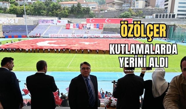 Rektör Özölçer, 19 Mayıs Atatürk’ü Anma, Gençlik ve Spor Bayramı Kutlamalarına Katıldı