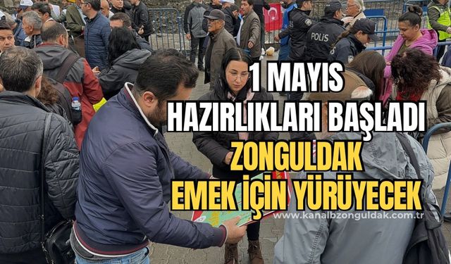1 Mayıs hazırlıkları başladı: Zonguldak emek için yürüyecek!