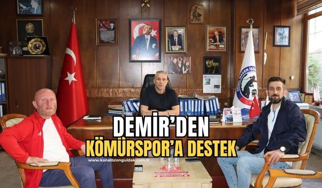 Demir'den Zonguldak Kömürspor'a destek