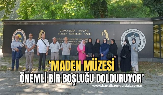 Saadet Partisi heyeti Maden Müzesini ziyaret etti