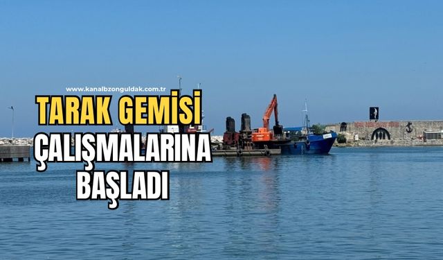 Tarak gemisi çalışmalarını sürdürüyor