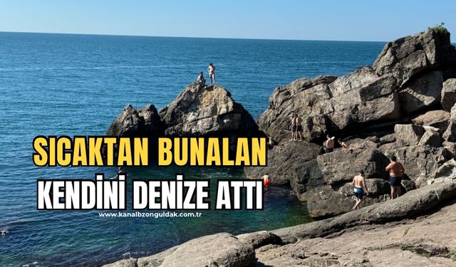 Sıcaklıklar arttı, vatandaş kendini denize attı