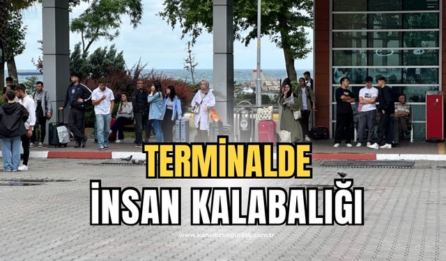 Zonguldak Terminalinde bayram mesaisi