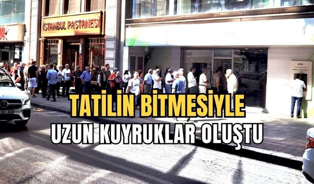 Bayram tatili bitti! Mesai başladı