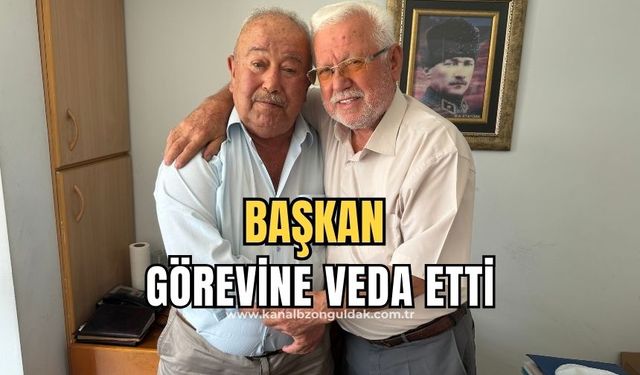 30 yıllık başkan görevi bıraktı